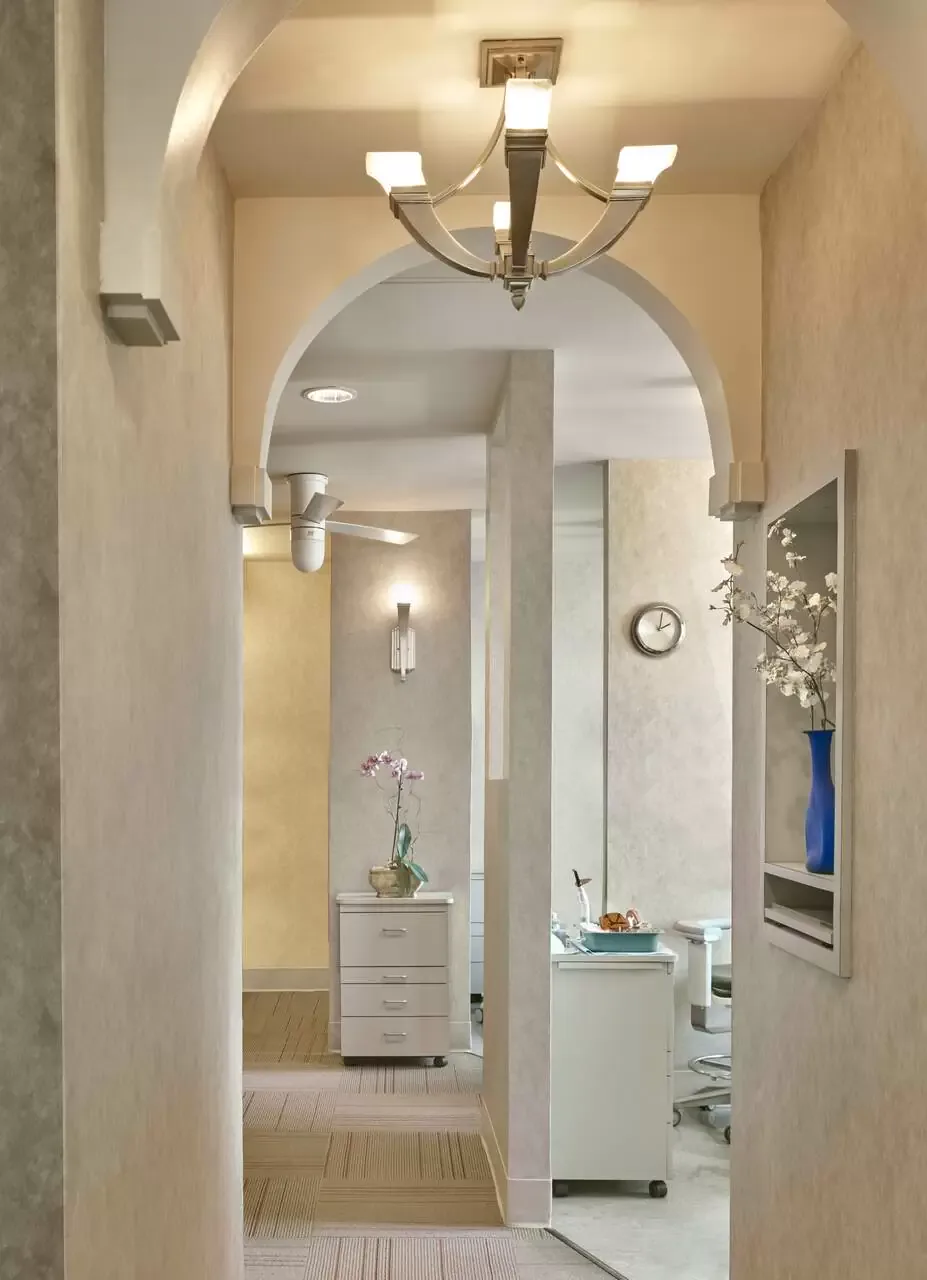 Hallway leading to the operatories at Sutter Dental